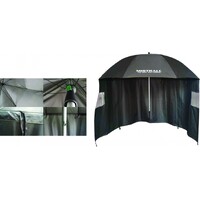 AM-6008923 Зонт рыболовный 2.5m MISTRALL (D-250 см) (с шалью на 6 секторов) ЗЕЛЕНЫЙ