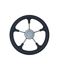 SF80616-1 Рулевое колесо 330мм черное 