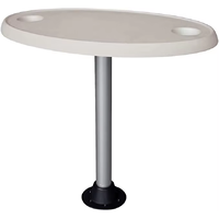 Столешница белая пластик 29.5"*17.7"*27.2" (стол со стойкой) Столешница белая пластик 29.5"*17.7"*27.2" (стол со стойкой)