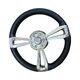 SF81640 Рулевое колесо 350мм  нержавеющее SS 304 SF81640 Рулевое колесо 350мм  нержавеющее SS 304