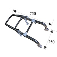 1610 Трап складной 2+1 ступени нерж.